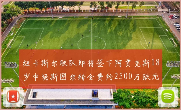 纽卡斯尔联队即将签下阿贾克斯18岁中场斯图尔转会费约2500万欧元